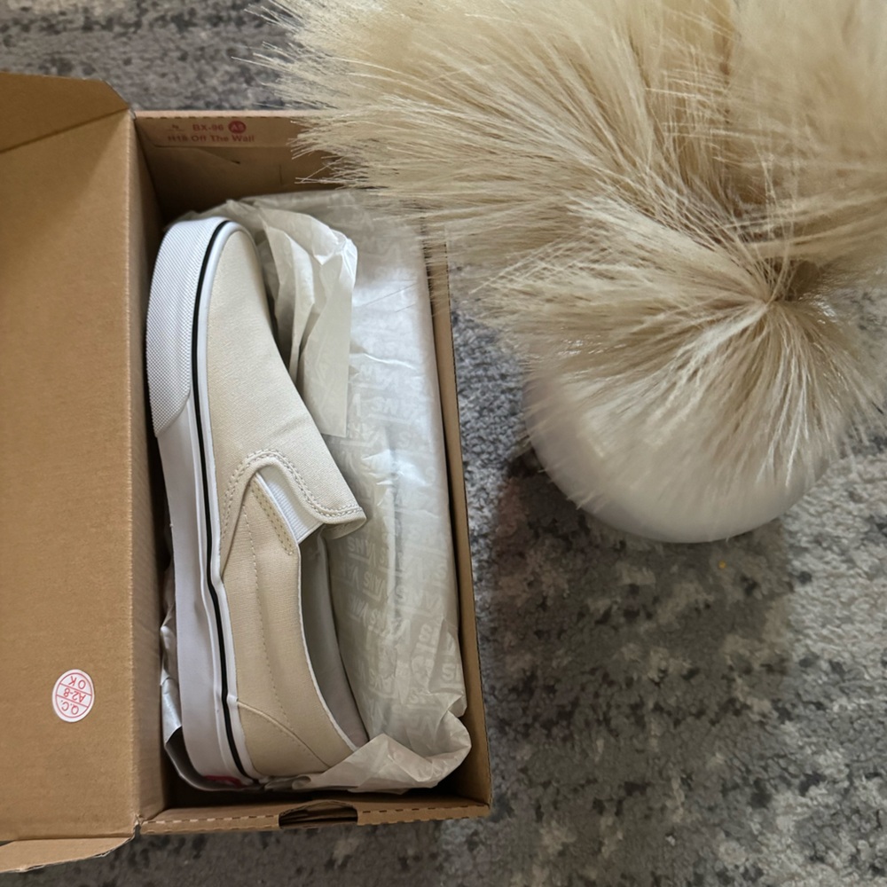 Tan/nude vans NIB